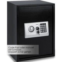 KESSER® Coffre-fort électronique Coffre-fort à Combinaison électronique Coffre-fort Mural 50 x 35 x 34,5 cm, Le Noir -Promos Matériel Boutique 50753361 5