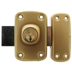 Verrou Double Entrées, Varié Canon De 45 Mm + 3 Clés
