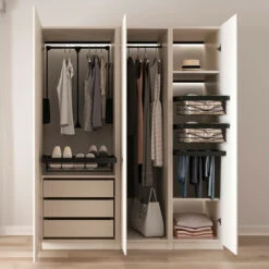 Penderie Rabattable Pour Armoire Hang 9 Penderie Rabattable Pour Armoire Hang -Promos Matériel Boutique 50879770 5