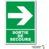 Panneau Sortie De Secours à Droite - Rigide A5 - 4600765