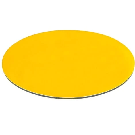 Panneau Composite Aluminium Couleur 3 Mm Rond - Plaque Alu Avec Au Centre Un Polyéthylène (PVC) Aluminium Composite - Jaune - Diamètre 100 Mm 1 Panneau Composite Aluminium Couleur 3 Mm Rond - Plaque Alu Avec Au Centre Un Polyéthylène (PVC) Aluminium Composite - Jaune - Diamètre 100 Mm
