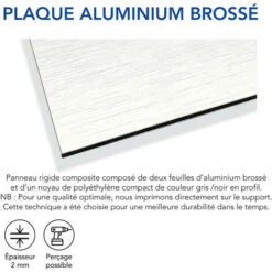 Signalisation APPEL RAMPE D'ACCES ALU BROSSE + Sonnette Intégrée (Q0034) -Promos Matériel Boutique 51428575 4