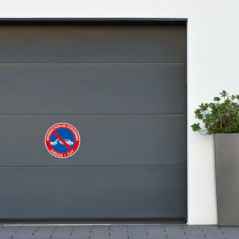 Panneau Stationnement Interdit PVC 1,5 Mm. Disque Interdiction De Stationner Rouge Et Bleu. Panneau Signalisation D'interdiction - Diamètre 125 Mm 2 Panneau Stationnement Interdit PVC 1,5 Mm. Disque Interdiction De Stationner Rouge Et Bleu. Panneau Signalisation D'interdiction - Diamètre 125 Mm – Image 2