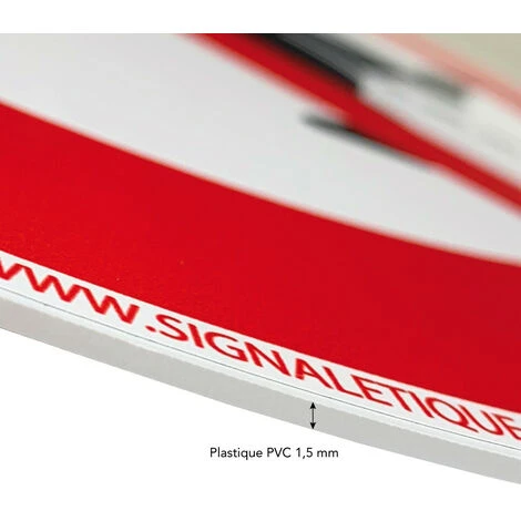 Panneau Stationnement Interdit PVC 1,5 Mm. Disque Interdiction De Stationner Rouge Et Bleu. Panneau Signalisation D'interdiction - Diamètre 125 Mm 4 Panneau Stationnement Interdit PVC 1,5 Mm. Disque Interdiction De Stationner Rouge Et Bleu. Panneau Signalisation D'interdiction - Diamètre 125 Mm – Image 4