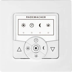 Programmateur Pour Volets Roulants Smart Home RADEMACHER Troll Basic DuoFern 5615-UW Pour La Commande Automatique De Moteurs Pour Volets Roulants, Compatible Avec HomePilot Smart-Home, Blanc.