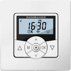 Programmateur Pour Volets Roulants Smart Home RADEMACHER Troll Comfort DuoFern 5665-UW P. La Comm. Autom. De Mot. De Volets Roulants, Av écran, Progr. Journalier/hebdom./Astro, Comp. Avec HomePilot Sm