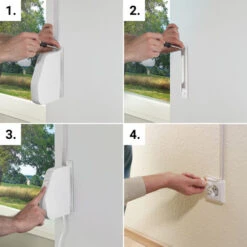 Enrouleur De Sangle électrique RADEMACHER RolloTron Pivotant Standard Mini-sangle 1550-UW Pour Sangle De 15 Mm, Volet Roulant Jusqu'à 30 Kg, Avec Fonction Mémoire, Montage En Saillie, Blanc. -Promos Matériel Boutique 52635016 5