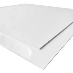 Panneau Plastique PVC 1,5 Mm. Plaque P.V.C Blanc. Plaque PVC Plastique Blanc. Matière PVC Rigide à La Découpe - 20 X 10 Cm(200 X 100 Mm)