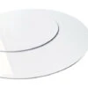 Panneau Plastique PVC 1,5 Mm Rond. Plaque P.V.C Blanc. Plaque PVC Plastique Blanc Rond. Matière PVC Rigide à La Découpe - 10 Cm (100 Mm)
