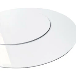 Panneau Plastique PVC 1,5 Mm Rond. Plaque P.V.C Blanc. Plaque PVC Plastique Blanc Rond. Matière PVC Rigide à La Découpe - 10 Cm (100 Mm)