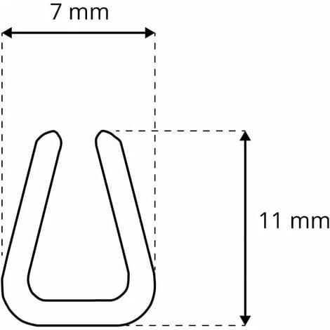 STEIGNER Joint De Protection De Bord De Tôle S-583 NOIR, Forme U, 7x11mm, 1 M 2 STEIGNER Joint De Protection De Bord De Tôle S-583 NOIR, Forme U, 7x11mm, 1 M – Image 2