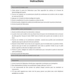 Boîte à Clé Sécurisée, Avec Serrure 4 Chiffres à Code Supérieur Grand Clés Boîte, étanche à L'eau Et à La Rouille,Boite A Clef Mural Pour Une Utilisation En Intérieur Et En Extérieur. -Promos Matériel Boutique 53929700 5