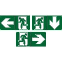 Étiquette Running Man & Flèche