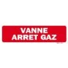 Panneau VANNE ARRET GAZ