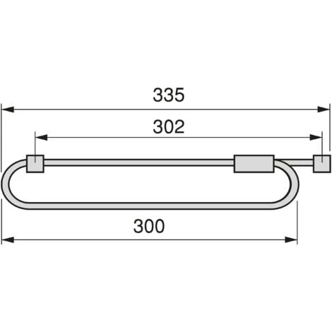 Emuca Porte-vêtements Extractible Self Pour Armoire, 300, Peint En Aluminium, Acier Et Plastique, 10 U 2 Emuca Porte-vêtements Extractible Self Pour Armoire, 300, Peint En Aluminium, Acier Et Plastique, 10 U – Image 2