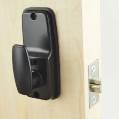 Verrou De Porte à Code Numérique Chromé Résistant Aux Intempéries - Bouton De Verrouillage à Combinaison Serrure De Porte à Combinaison Mécanique étanche Noir-Macaron -Promos Matériel Boutique 54892563 4