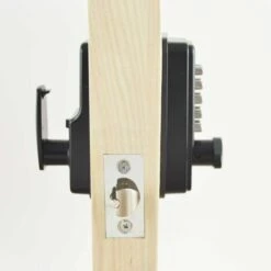 Verrou De Porte à Code Numérique Chromé Résistant Aux Intempéries - Bouton De Verrouillage à Combinaison Serrure De Porte à Combinaison Mécanique étanche Noir-Macaron -Promos Matériel Boutique 54892563 5