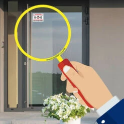 Autocollants Maison Sécurisée & Intervention Immédiate, Lot De 8 Autocollants Dissuasifs. Adhésifs Pour Sécuriser Sa Maison - Adhésif Blanc - 80 X 60 Mm 8 Autocollants Maison Sécurisée & Intervention Immédiate, Lot De 8 Autocollants Dissuasifs. Adhésifs Pour Sécuriser Sa Maison - Adhésif Blanc - 80 X 60 Mm -Promos Matériel Boutique 55070877 4