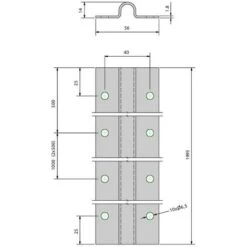 Kit Coulissant Avec Rail Au Sol Pour Portail De 4 M - 400 Kg -Promos Matériel Boutique 55071787 5
