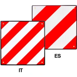 Randaco Panneau D'avertissement Voiture Camping-car Espagne Et Italie Remorque Caravane 2 En1 50x50cm -Promos Matériel Boutique 56395424 3