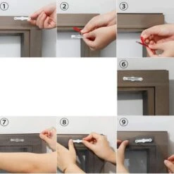 Lot De 22 Autocollants Puissants Pour Moustiquaires De Fenêtres, Avec Ruban Adhésif Pour Fixation, Bricolage.Gu.B/bon 7 Lot De 22 Autocollants Puissants Pour Moustiquaires De Fenêtres, Avec Ruban Adhésif Pour Fixation, Bricolage.Gu.B/bon -Promos Matériel Boutique 57120205 3