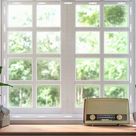 Lot De 22 Autocollants Puissants Pour Moustiquaires De Fenêtres, Avec Ruban Adhésif Pour Fixation, Bricolage.Gu.B/bon 5 Lot De 22 Autocollants Puissants Pour Moustiquaires De Fenêtres, Avec Ruban Adhésif Pour Fixation, Bricolage.Gu.B/bon – Image 5