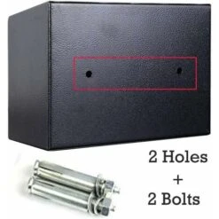 Coffre-fort Numérique Avec Serrure électronique Coffre-fort à Clé En Acier 4,6 L Coffre-fort En Acier Numérique Sécurité électronique Bureau Maison Argent Trésorerie Coffre-fort Top -Promos Matériel Boutique 57478250 5