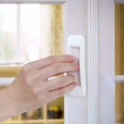 4 Pièces Poignée Autocollante Porte Coulissante - Blanc -Promos Matériel Boutique 58039011 3