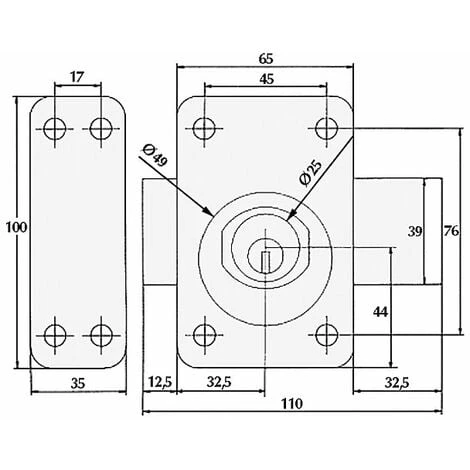 Verrou à Bouton Et Cylindre Radialis 3 Verrou à Bouton Et Cylindre Radialis – Image 3