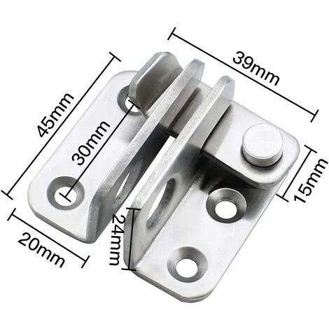 2 Pièces Loquet Porte Cadenas Droit Ouvert Moraillon Cadenas Verrou De Porte à Pêne Petite Antivol Loquet Acier Inoxydable Avec 8 Vis Minuscule Fermoir à Cadenas Applicable Aux Diverses Portes 2 2 Pièces Loquet Porte Cadenas Droit Ouvert Moraillon Cadenas Verrou De Porte à Pêne Petite Antivol Loquet Acier Inoxydable Avec 8 Vis Minuscule Fermoir à Cadenas Applicable Aux Diverses Portes – Image 2