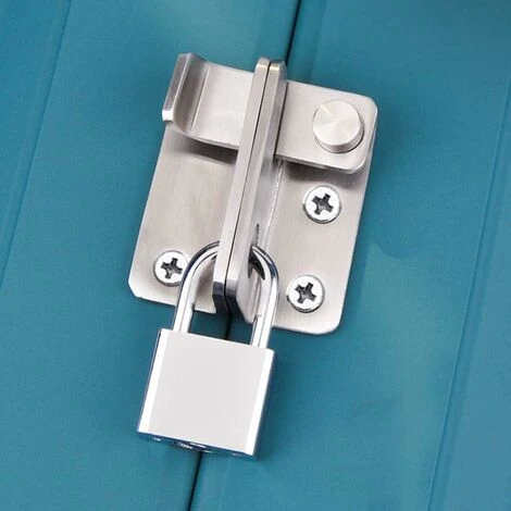 2 Pièces Loquet Porte Cadenas Droit Ouvert Moraillon Cadenas Verrou De Porte à Pêne Petite Antivol Loquet Acier Inoxydable Avec 8 Vis Minuscule Fermoir à Cadenas Applicable Aux Diverses Portes 5 2 Pièces Loquet Porte Cadenas Droit Ouvert Moraillon Cadenas Verrou De Porte à Pêne Petite Antivol Loquet Acier Inoxydable Avec 8 Vis Minuscule Fermoir à Cadenas Applicable Aux Diverses Portes – Image 5