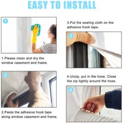 Randaco 400CM Etanchéité Des Fenêtres Pour Climatiseur Mobile Et Sèche-Linge - Fonctionne Avec Toutes Les Unités De Climatisation Mobiles 7 Randaco 400CM Etanchéité Des Fenêtres Pour Climatiseur Mobile Et Sèche-Linge - Fonctionne Avec Toutes Les Unités De Climatisation Mobiles -Promos Matériel Boutique 58741810 3