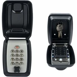 Boîte à Clés Sécurisée, Boîte à Clés Murale En Alliage De Zinc étanche, Boîte à Clé Avec Protection Par Mot De Passe, Boîte à Clé Fixée Au Mur Pour L'école De Garage à Domicile