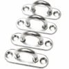 Déstockage 4Pcs 5mm Pontet En Acier Inoxydable Oeil Plaques Pad Eye Ring Hook