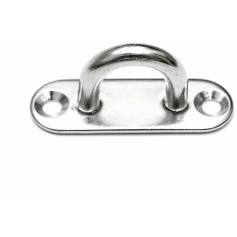 Déstockage 4Pcs 5mm Pontet En Acier Inoxydable Oeil Plaques Pad Eye Ring Hook 3 Déstockage 4Pcs 5mm Pontet En Acier Inoxydable Oeil Plaques Pad Eye Ring Hook – Image 3