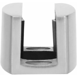 ZOLGINAH Guide Porte Coulissante En Verre, Guide Inférieur De Porte De Douche En Acier Inoxydable 304, Guide Pour Porte Coulissante En Verre Sans Cadre, Pince De Mur De Douche En Verre -Promos Matériel Boutique 59346327 5