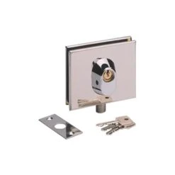 Serrure Basse Inox Poli METALUX Pour Porte En Verre - NM60411000