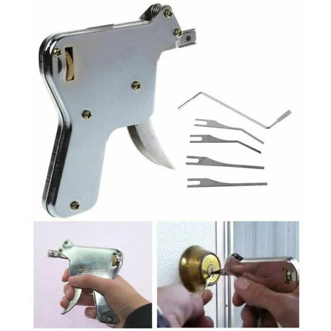 Ensemble D'outils De 6 Pièces Et Serrure Transparente Pour Les Exercices D'entraînement De Bricolage Facile à Assembler Et à Utiliser 2 Ensemble D'outils De 6 Pièces Et Serrure Transparente Pour Les Exercices D'entraînement De Bricolage Facile à Assembler Et à Utiliser – Image 2