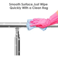 EINFEBEN Garde-corps De Porte Fenêtre Rampe D'escalier Acier Inoxydable Main Courante Balustrade 100 Cm 0 Crossbars -Promos Matériel Boutique 60068437 5