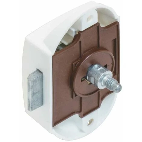 Serrure à Pêne Dormant En Applique Blanc Push Lock Axe 25mm Fermeture Porte Portail Meuble Salle De Bain Cuisine Universel 1 Serrure à Pêne Dormant En Applique Blanc Push Lock Axe 25mm Fermeture Porte Portail Meuble Salle De Bain Cuisine Universel