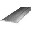 Seuil Plat Alu. Argent Strie Adhesif 90 Cm 30mm Brochable