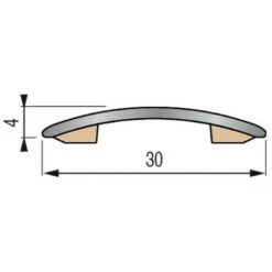 Seuil Presto Adhésivé Plat Td