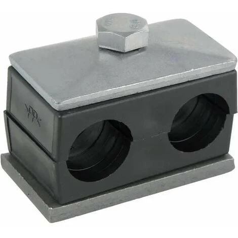Collier De Serrage Double 30x30mm Polyéthylène Nervuré Arêtes Arrondies Support Connecteur Raccord Tube Tuyau Câble Hydraulique Pince 1 Collier De Serrage Double 30x30mm Polyéthylène Nervuré Arêtes Arrondies Support Connecteur Raccord Tube Tuyau Câble Hydraulique Pince
