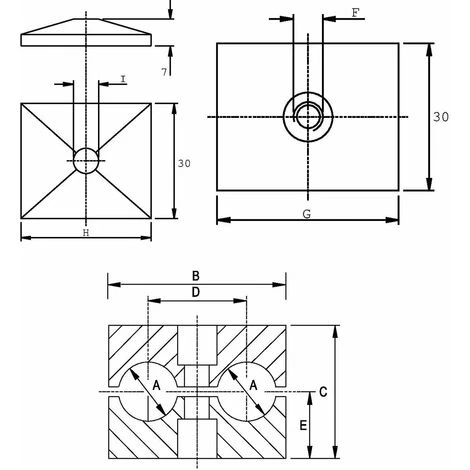 Collier De Serrage Double 30x30mm Polyéthylène Nervuré Arêtes Arrondies Support Connecteur Raccord Tube Tuyau Câble Hydraulique Pince 2 Collier De Serrage Double 30x30mm Polyéthylène Nervuré Arêtes Arrondies Support Connecteur Raccord Tube Tuyau Câble Hydraulique Pince – Image 2