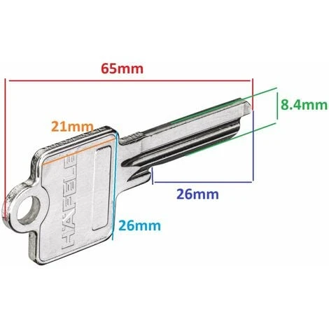 Ebauche De Clé Vierge 65mm Pour Cylindre Européen Universel Standard Verrou Serrure Vérou Porte Meuble Clef 2 Ebauche De Clé Vierge 65mm Pour Cylindre Européen Universel Standard Verrou Serrure Vérou Porte Meuble Clef – Image 2