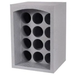 EDA - Casier Range-bouteilles - 12 Cases - Gris