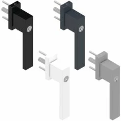 Poignée De Fenêtre à Clé Standard Gris Anthracite 40 Mm 9 Poignée De Fenêtre à Clé Standard Gris Anthracite 40 Mm -Promos Matériel Boutique 62566245 5