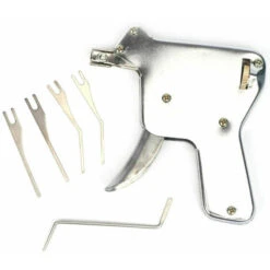 Ensemble D'outils De 6 Pièces Et Serrure Transparente Pour Les Exercices D'entranement De Bricolage Facile à Assembler Et à Utiliser,colis: 184g Taille De L'emballage: 120 X 110 X 14mm / 4.72 X 4.33 X