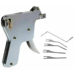 Ensemble D'outils De 6 Pièces Et Serrure Transparente Pour Les Exercices D'entranement De Bricolage Facile à Assembler Et à Utiliser,colis: 184g Taille De L'emballage: 120 X 110 X 14mm / 4.72 X 4.33 X -Promos Matériel Boutique 63527080 5