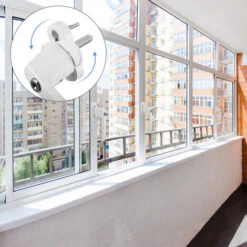 EINFEBEN 8X Poignée De Fenêtre Avec Serrure Verrouillable Alu Même Clé Blanche -Promos Matériel Boutique 63581068 3